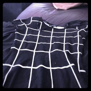 Little jacket and plaid dress